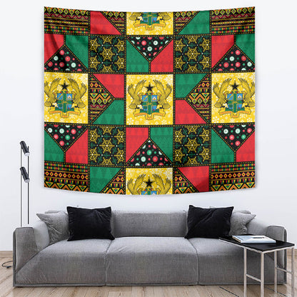 Ghana Christmas Tapestry Patchwork Style