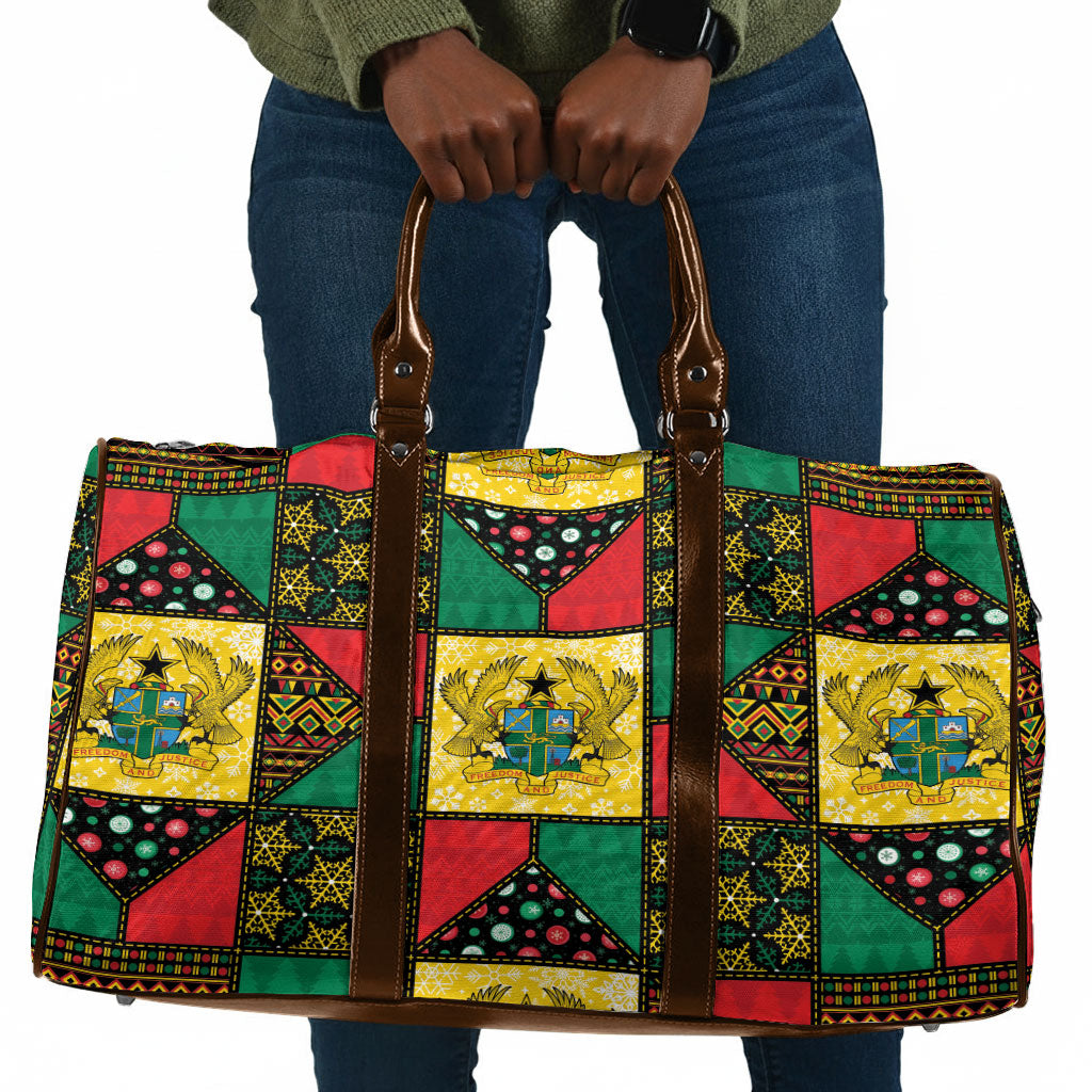Ghana Christmas Travel Bag Patchwork Style