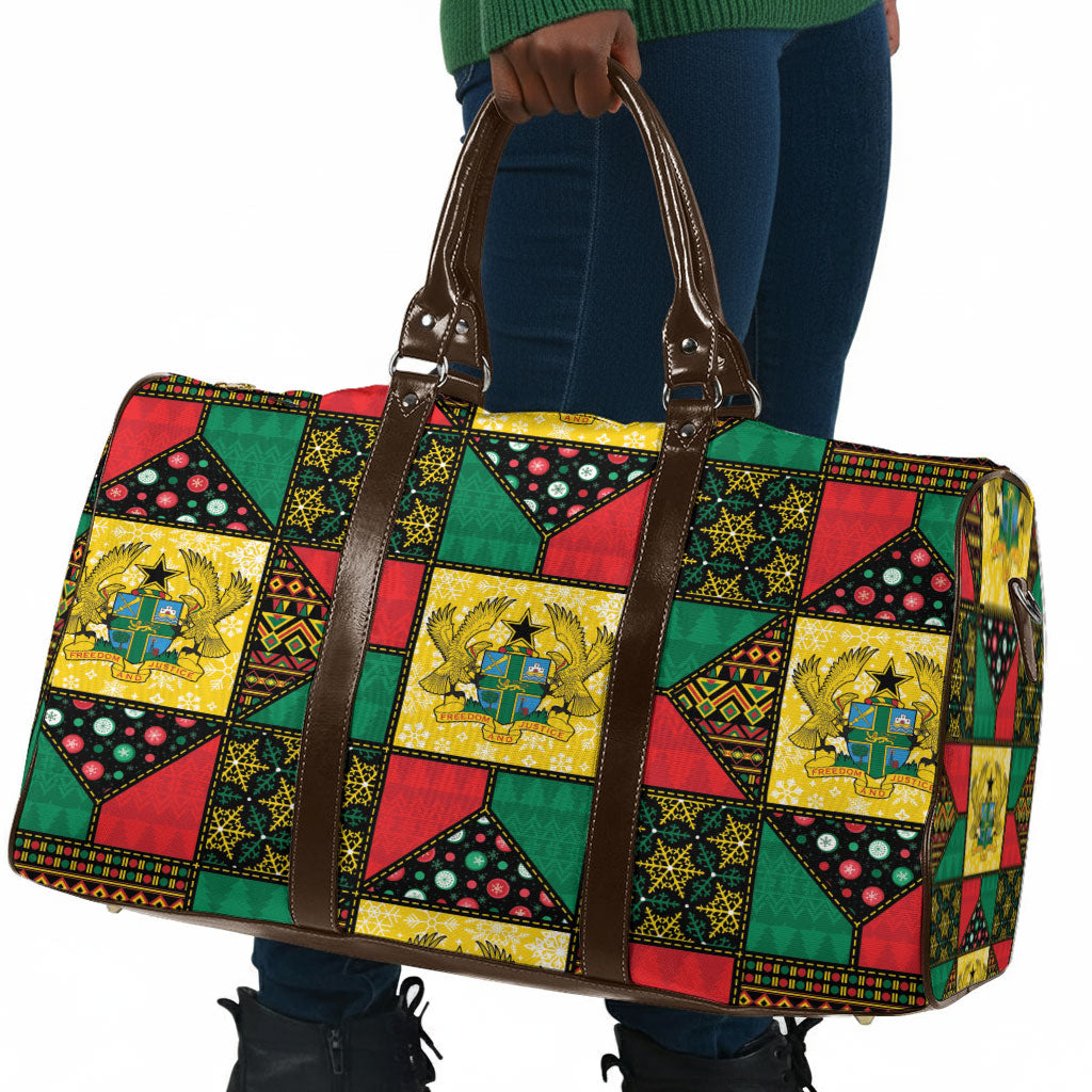 Ghana Christmas Travel Bag Patchwork Style