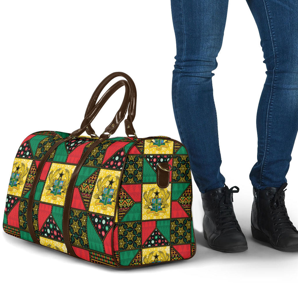 Ghana Christmas Travel Bag Patchwork Style