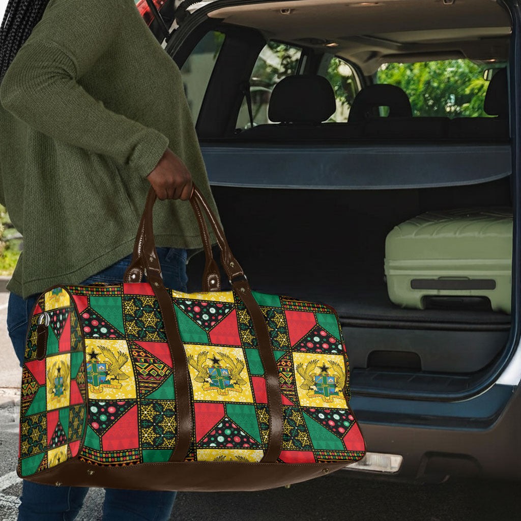 Ghana Christmas Travel Bag Patchwork Style