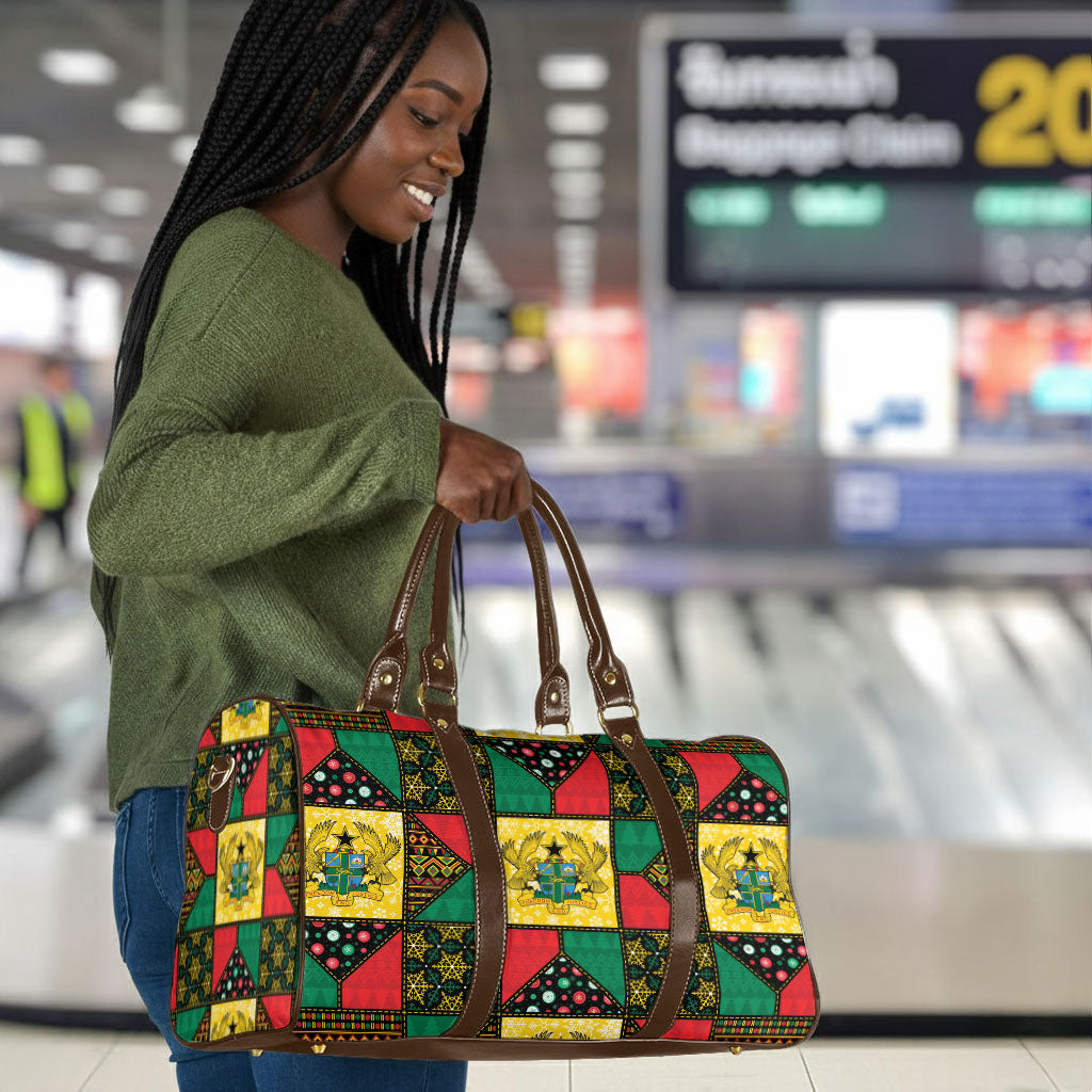Ghana Christmas Travel Bag Patchwork Style