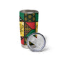 Ghana Christmas Tumbler Cup Patchwork Style