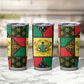 Ghana Christmas Tumbler Cup Patchwork Style