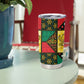 Ghana Christmas Tumbler Cup Patchwork Style