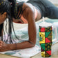 Ghana Christmas Tumbler With Handle Patchwork Style