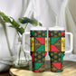 Ghana Christmas Tumbler With Handle Patchwork Style