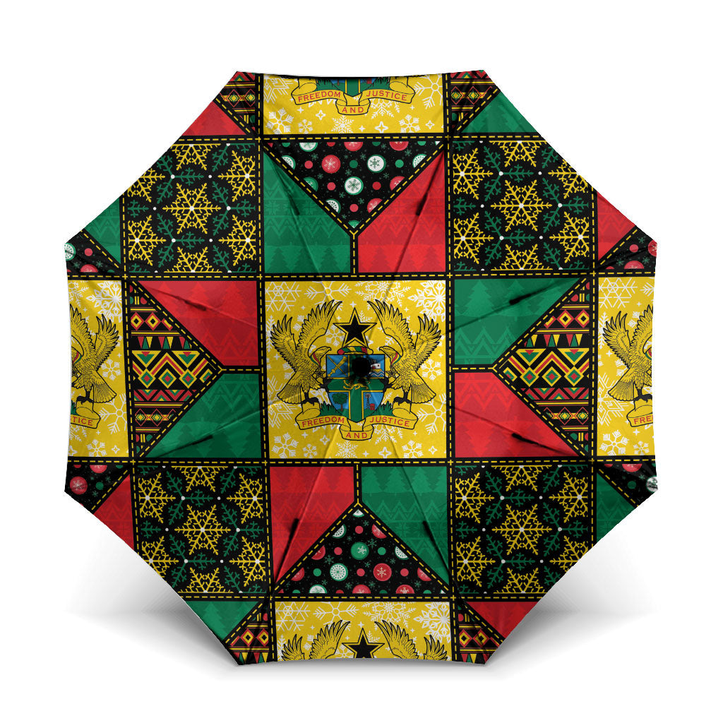 Ghana Christmas Umbrella Patchwork Style