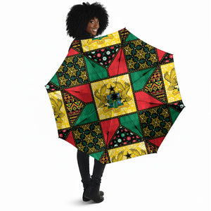 Ghana Christmas Umbrella Patchwork Style