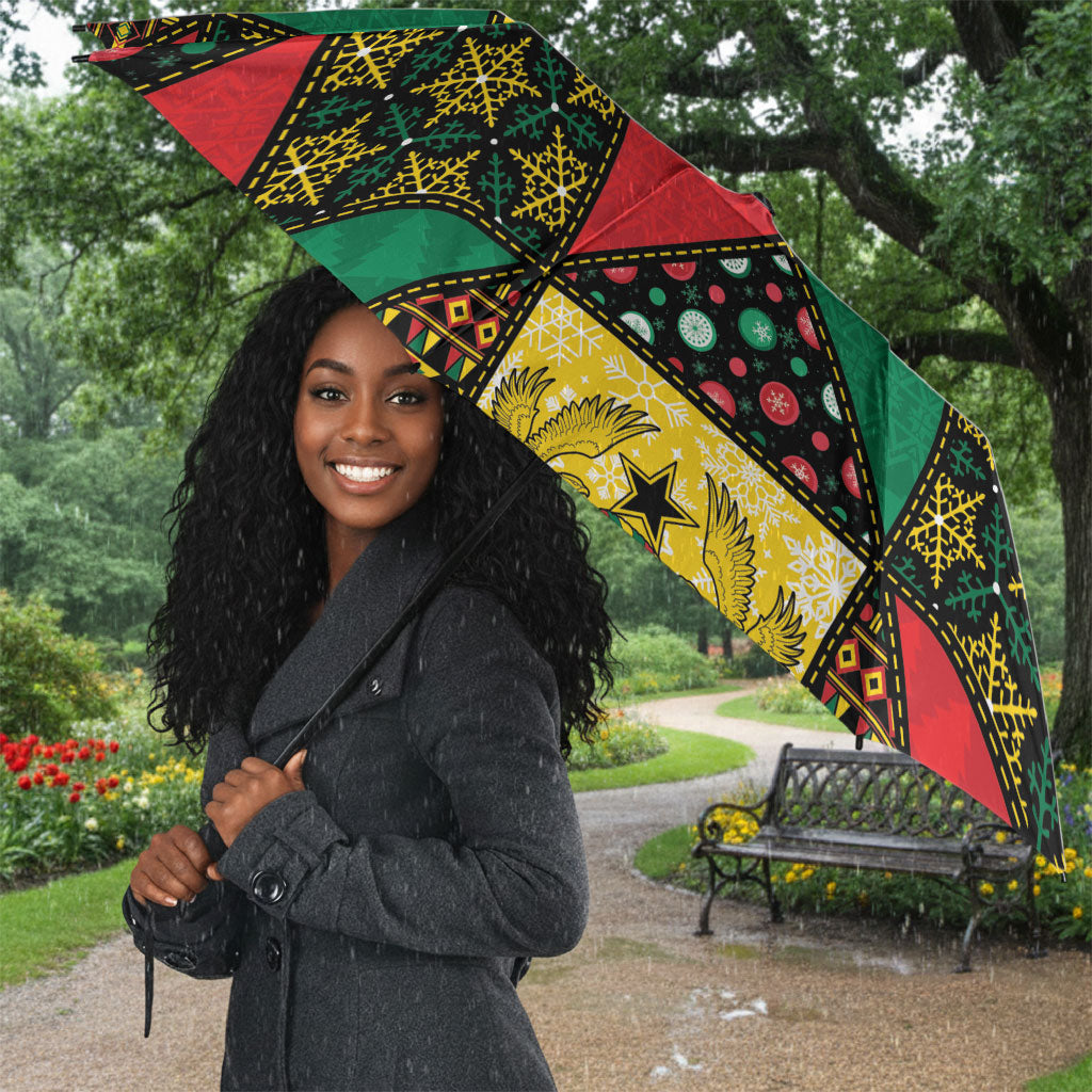 Ghana Christmas Umbrella Patchwork Style