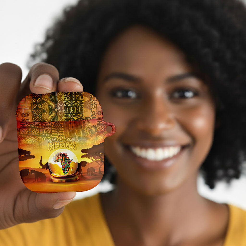African Flags Map Christmas AirPods Case Afro Heritage