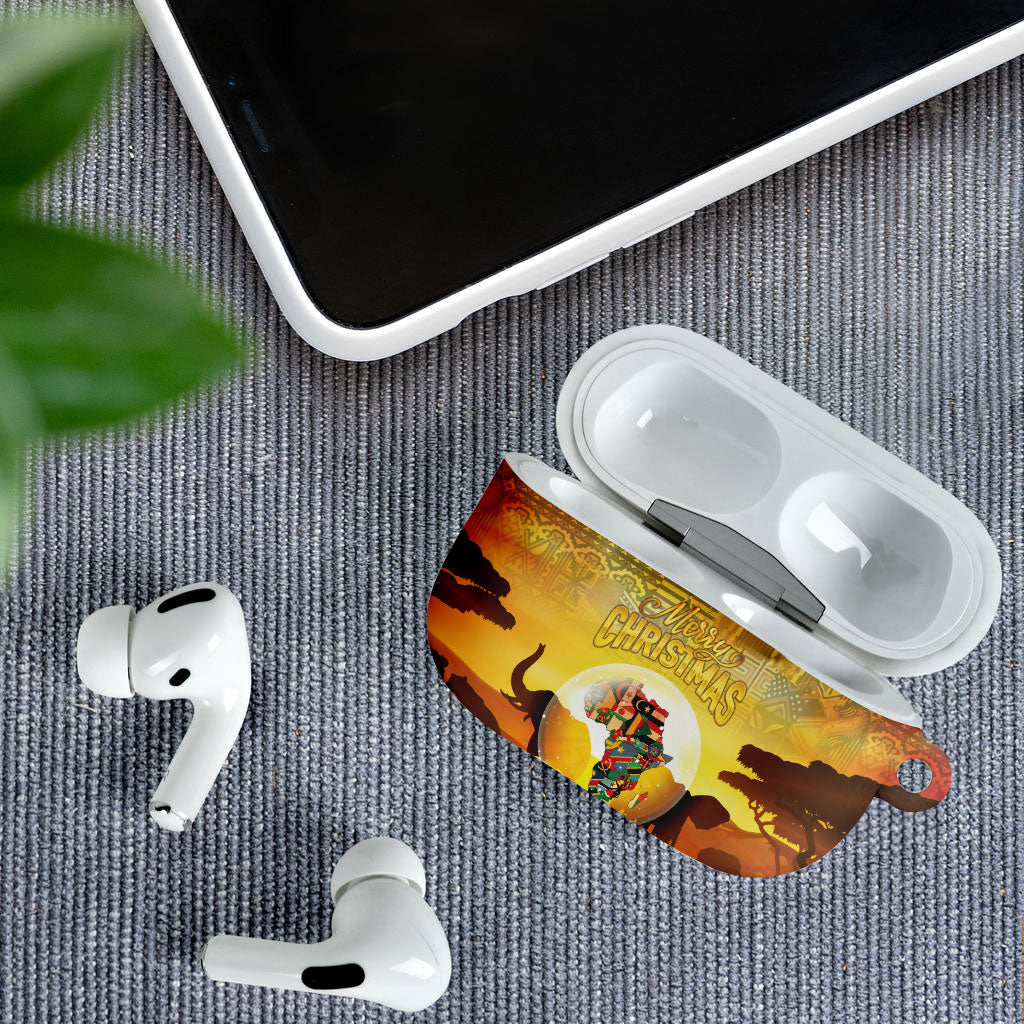 African Flags Map Christmas AirPods Case Afro Heritage