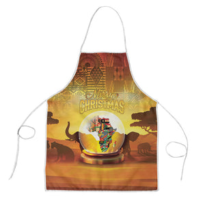 African Flags Map Christmas Apron Afro Heritage