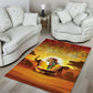 African Flags Map Christmas Area Rug Afro Heritage