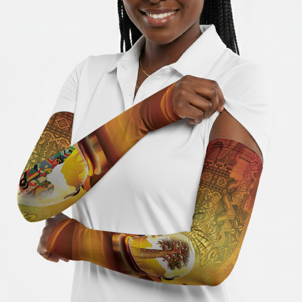 African Flags Map Christmas Arm Sleeves Afro Heritage