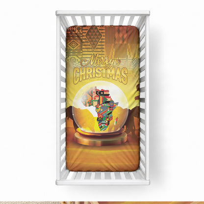 African Flags Map Christmas Baby Bed Cover Afro Heritage