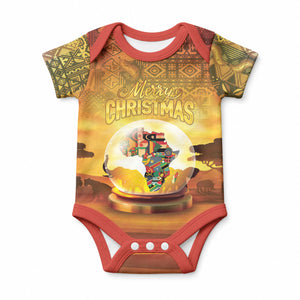 African Flags Map Christmas Baby Onesie Afro Heritage