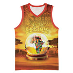 African Flags Map Christmas Basketball Jersey Afro Heritage