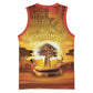 African Flags Map Christmas Basketball Jersey Afro Heritage
