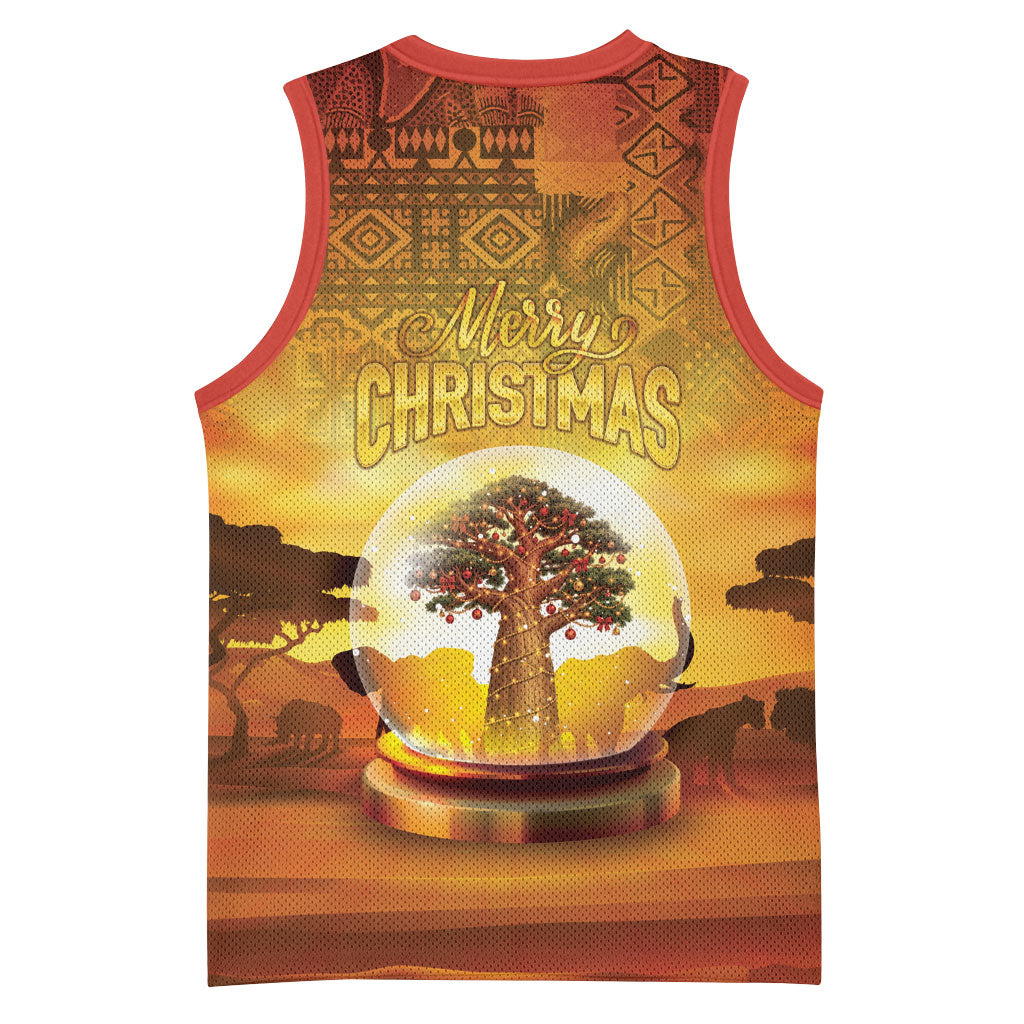 African Flags Map Christmas Basketball Jersey Afro Heritage