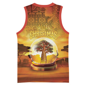 African Flags Map Christmas Basketball Jersey Afro Heritage