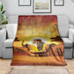 African Flags Map Christmas Blanket Afro Heritage