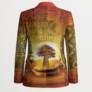 African Flags Map Christmas Blazer Afro Heritage