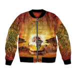 African Flags Map Christmas Bomber Jacket Afro Heritage