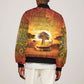 African Flags Map Christmas Bomber Jacket Afro Heritage