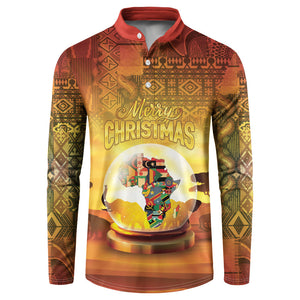 African Flags Map Christmas Button Sweatshirt Afro Heritage