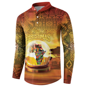African Flags Map Christmas Button Sweatshirt Afro Heritage