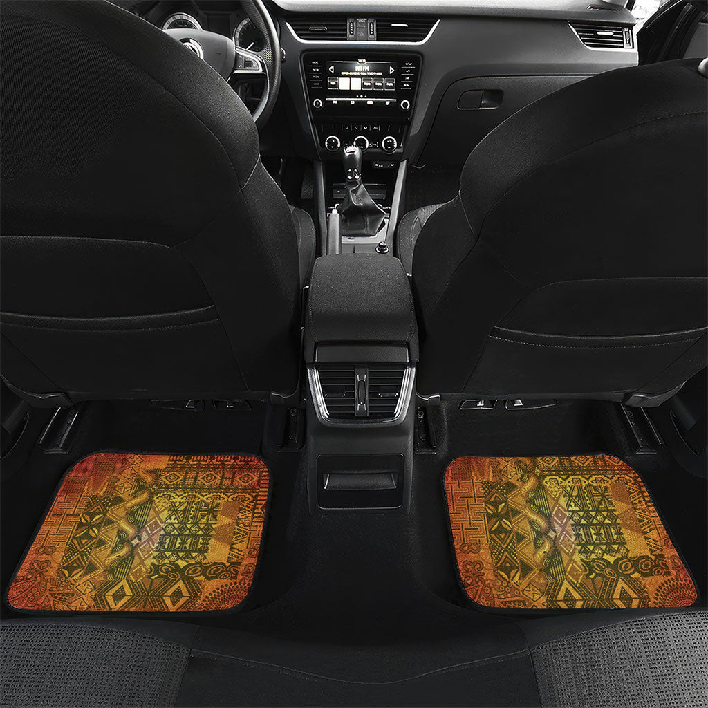 African Flags Map Christmas Car Mats Afro Heritage
