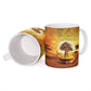 African Flags Map Christmas Ceramic Mug Afro Heritage