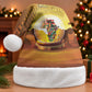 African Flags Map Christmas Santa Hat Afro Heritage