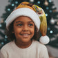 African Flags Map Christmas Santa Hat Afro Heritage