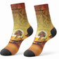 African Flags Map Christmas Crew Socks Afro Heritage
