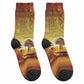 African Flags Map Christmas Crew Socks Afro Heritage