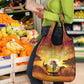 African Flags Map Christmas Grocery Bag Afro Heritage