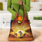 African Flags Map Christmas Grocery Bag Afro Heritage