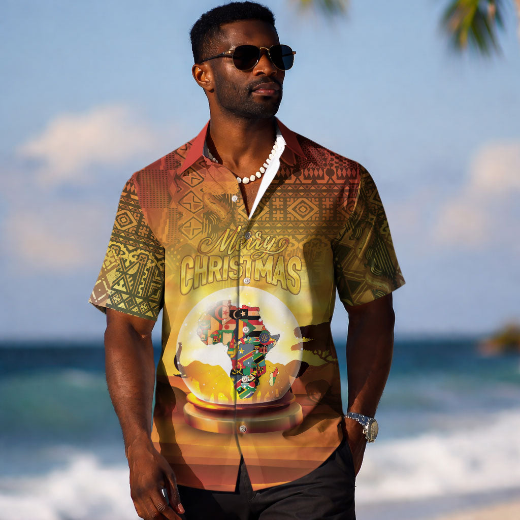 African Flags Map Christmas Hawaiian Shirt Afro Heritage