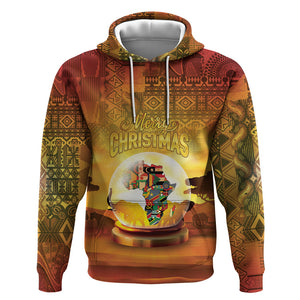African Flags Map Christmas Hoodie Afro Heritage