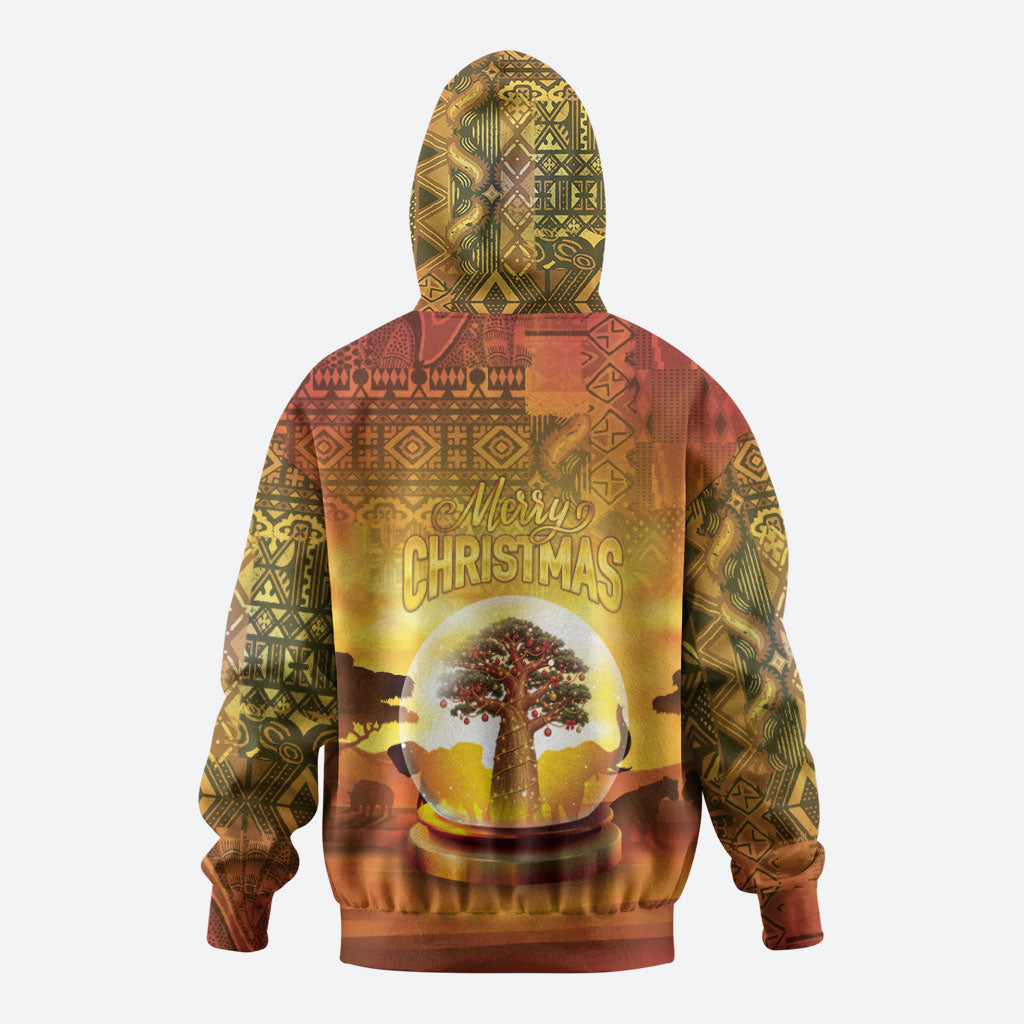 African Flags Map Christmas Hoodie Afro Heritage