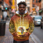African Flags Map Christmas Hoodie Afro Heritage