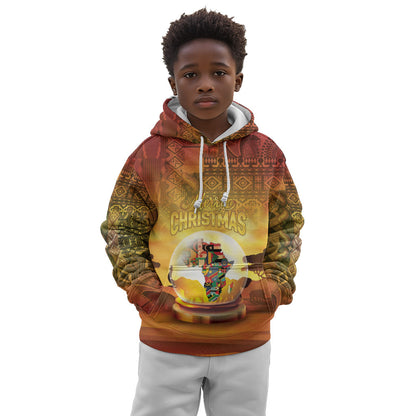African Flags Map Christmas Kid Hoodie Afro Heritage