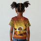 African Flags Map Christmas Kid T shirt Afro Heritage