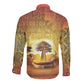 African Flags Map Christmas Long Sleeve Button Shirt Afro Heritage