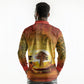 African Flags Map Christmas Long Sleeve Polo Shirt Afro Heritage