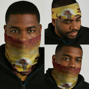 African Flags Map Christmas Neck Gaiter Afro Heritage