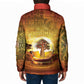 African Flags Map Christmas Padded Jacket Afro Heritage