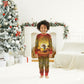 African Flags Map Christmas Pajama Set Afro Heritage